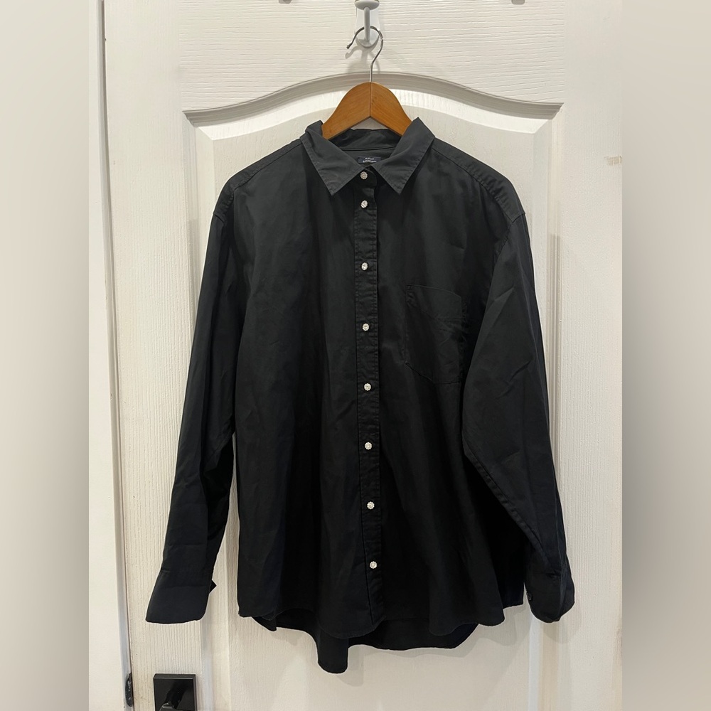 GAP Black Button Down Shirt